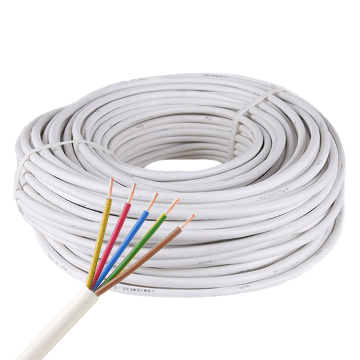 5-Pin 20AWG/5*0.5mm RGBW Copper Core RVV White PVC Jacket Waterproof Power Cable For High Power RGBW LED Strip Lighting, 3.28Ft/1m by sale